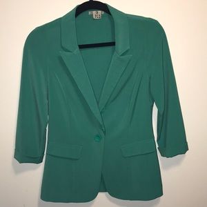 Teal blazer